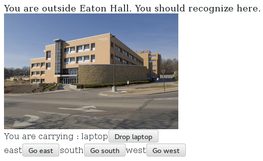 Do not attempt to drop your laptop at Eaton Hall